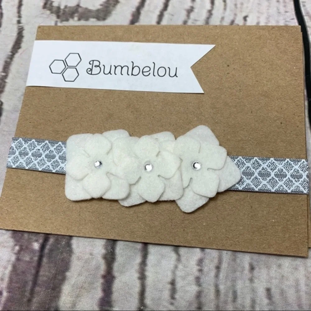 Bumbelou Floral Infant/Baby Elastic Headband